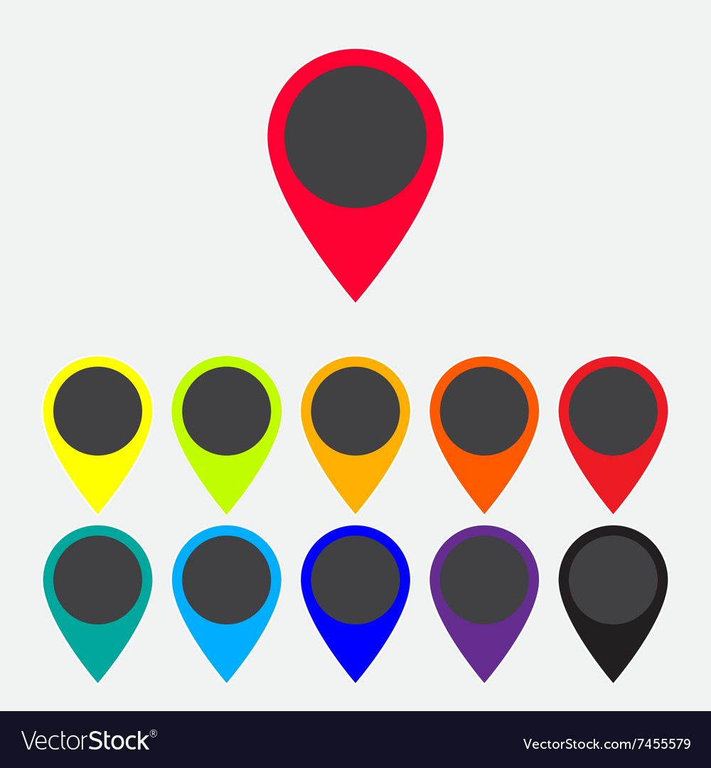 Map Pointer Icons