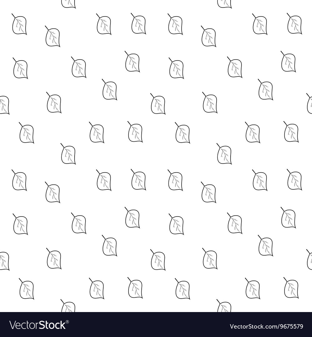 Tree leaf chaotic seamless pattern
