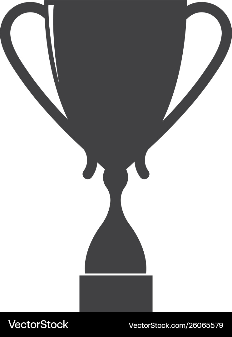 Trophy logo icon Royalty Free Vector Image - VectorStock