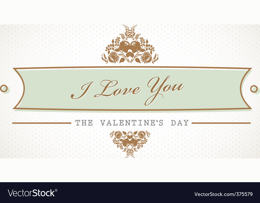 Vintage Valentinstag