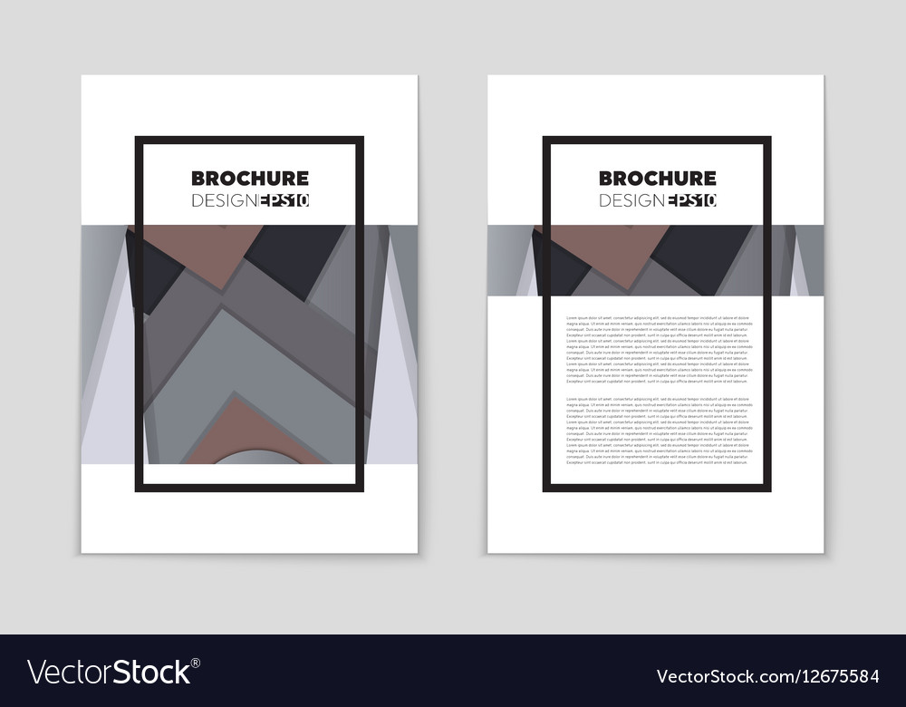 Abstract layout background set for art