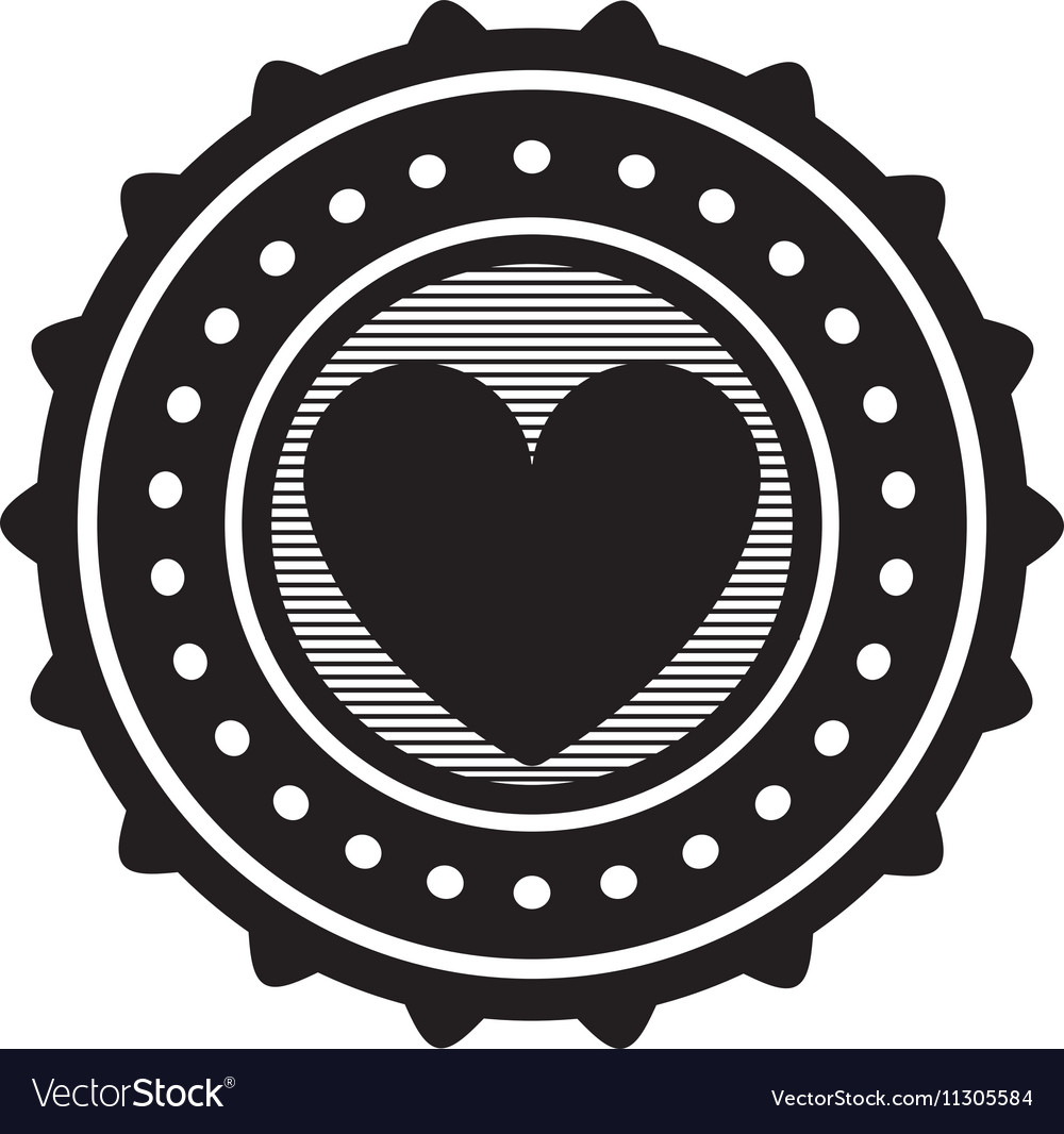 Heart emblem icon image