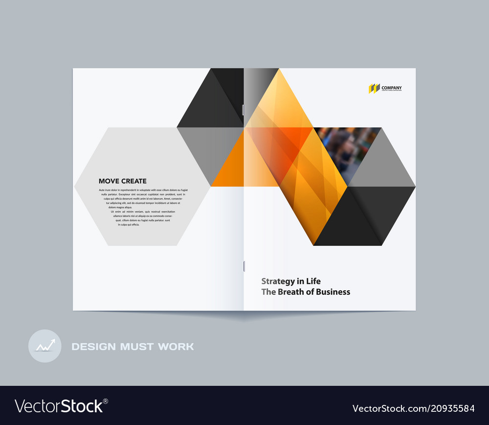 Modern Hexagonal Brochure Template