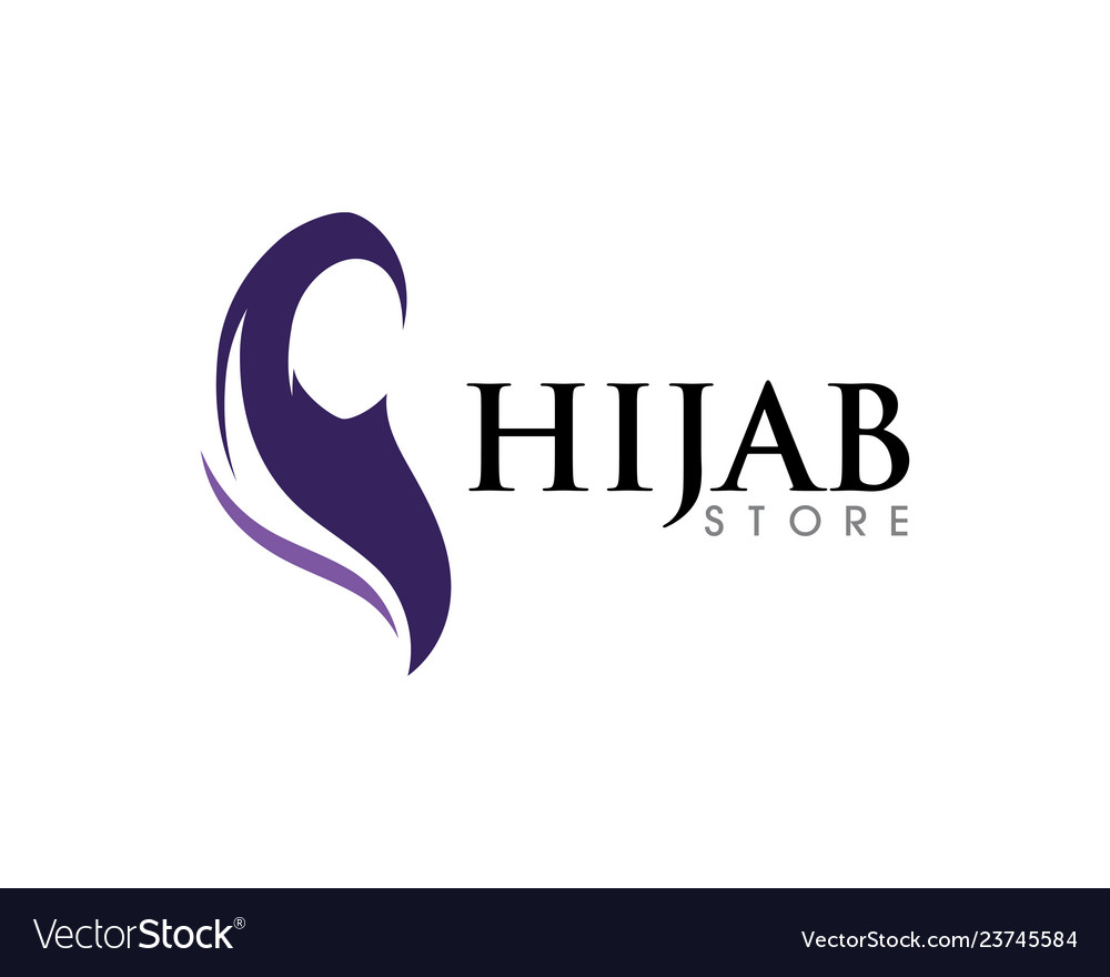 Muslimah Hijab Royalty Free Vector Image - Vectorstock