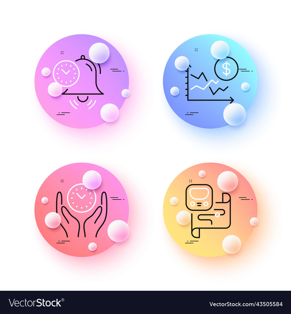 Safe time management and metro map minimal vector image Safe time management and metro map minimal