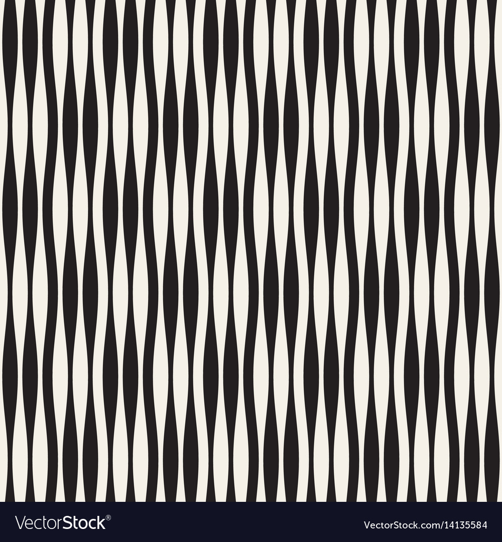 Wavy stripes seamless pattern retro