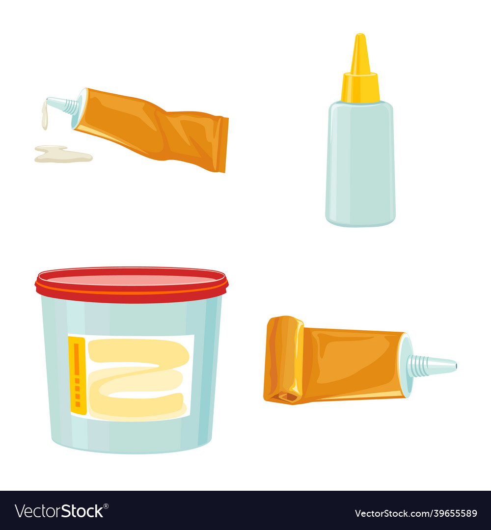 Isolated object of glue and super sign set