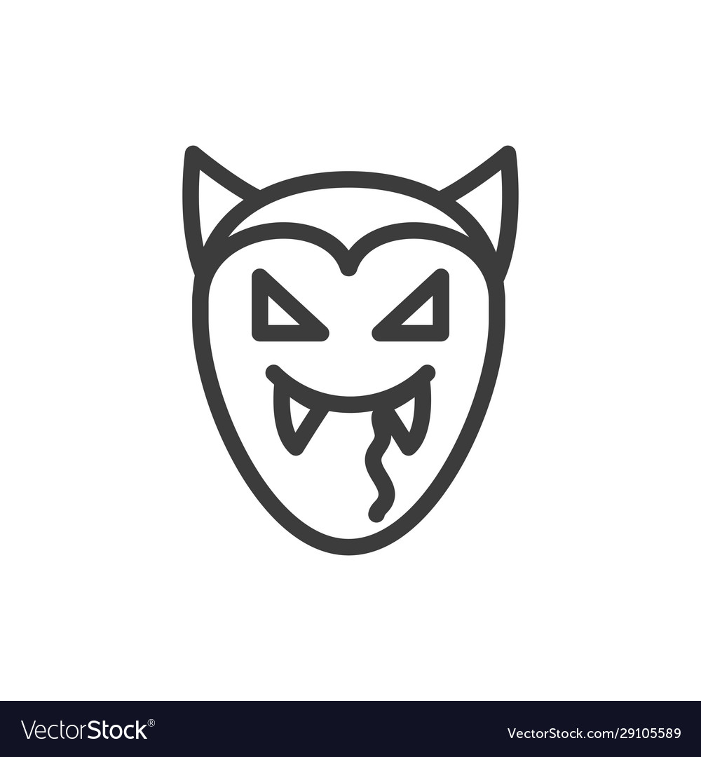 Vampire Meow Face (White Tone)