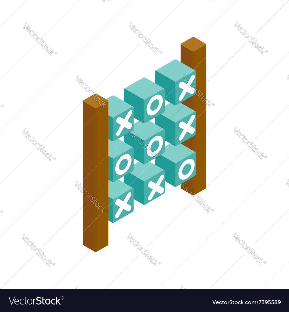 Tic tac toe game elements Royalty Free Vector Image