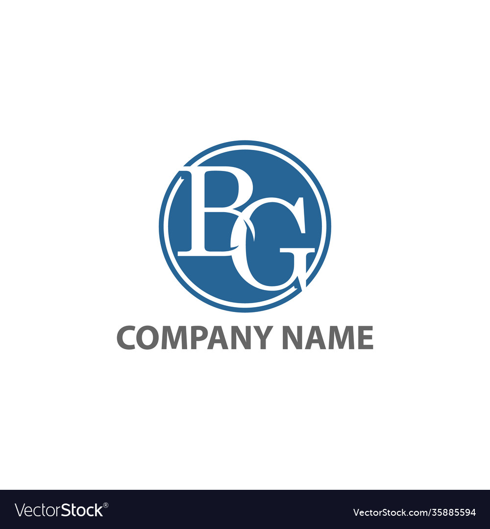 B g bg letter logo business professional