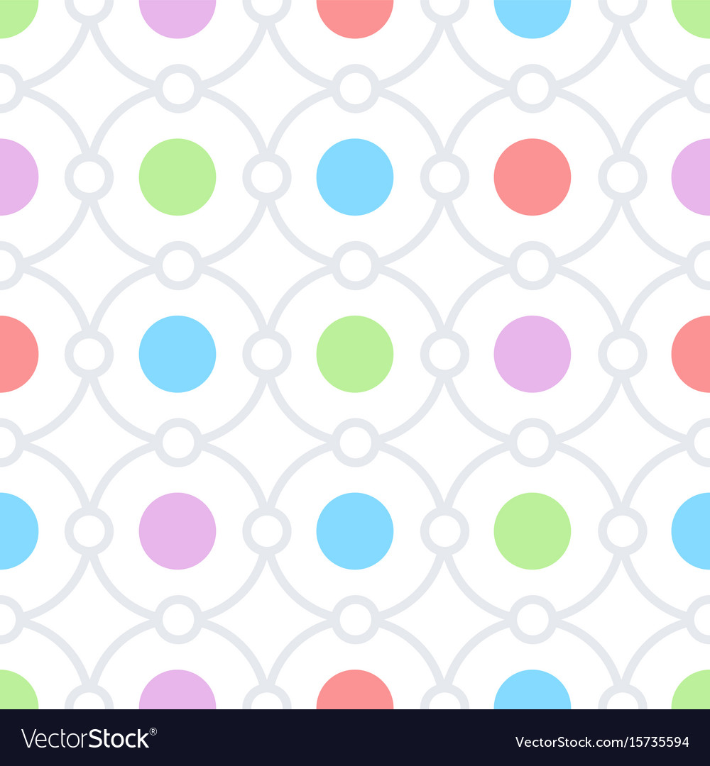 Circles seamless pattern