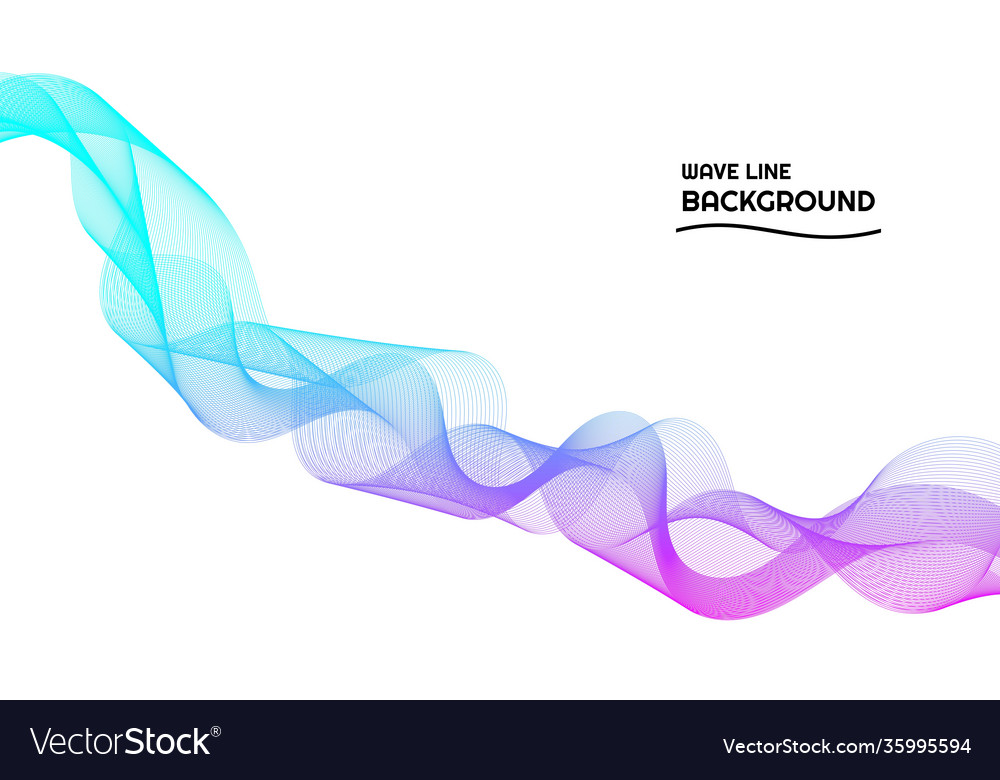 Modern abstract background with curved lines vector image Modern abstract background with curved lines