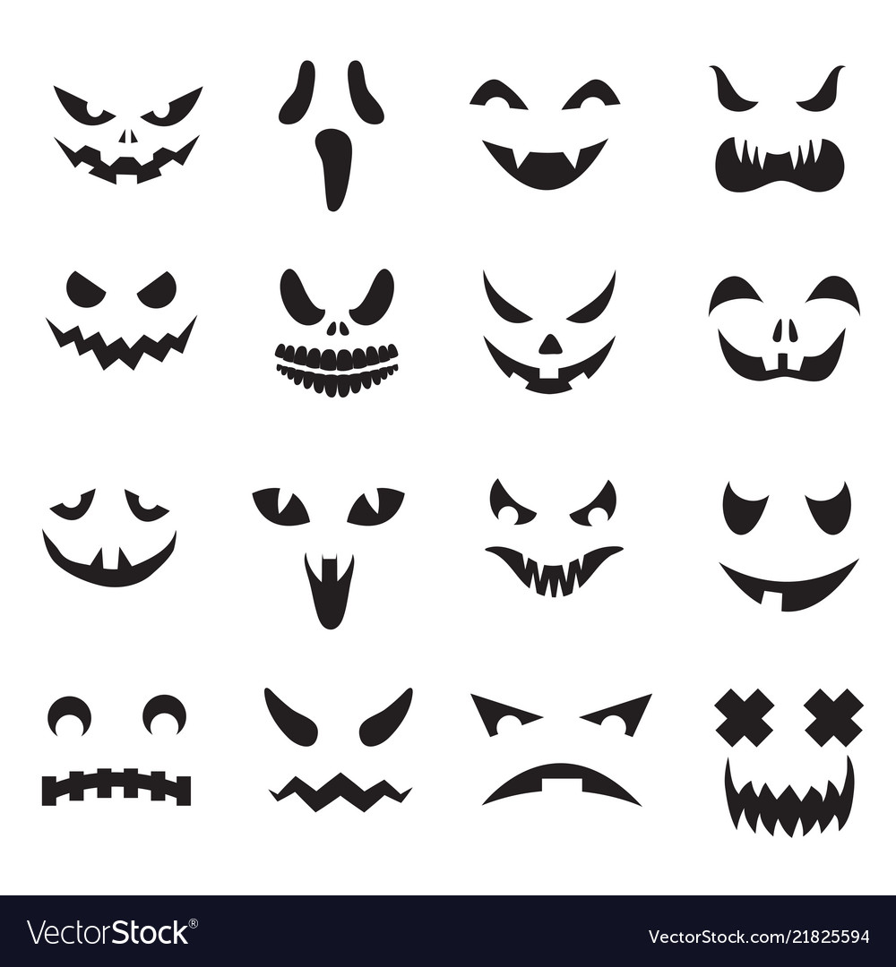 jack o lantern face template