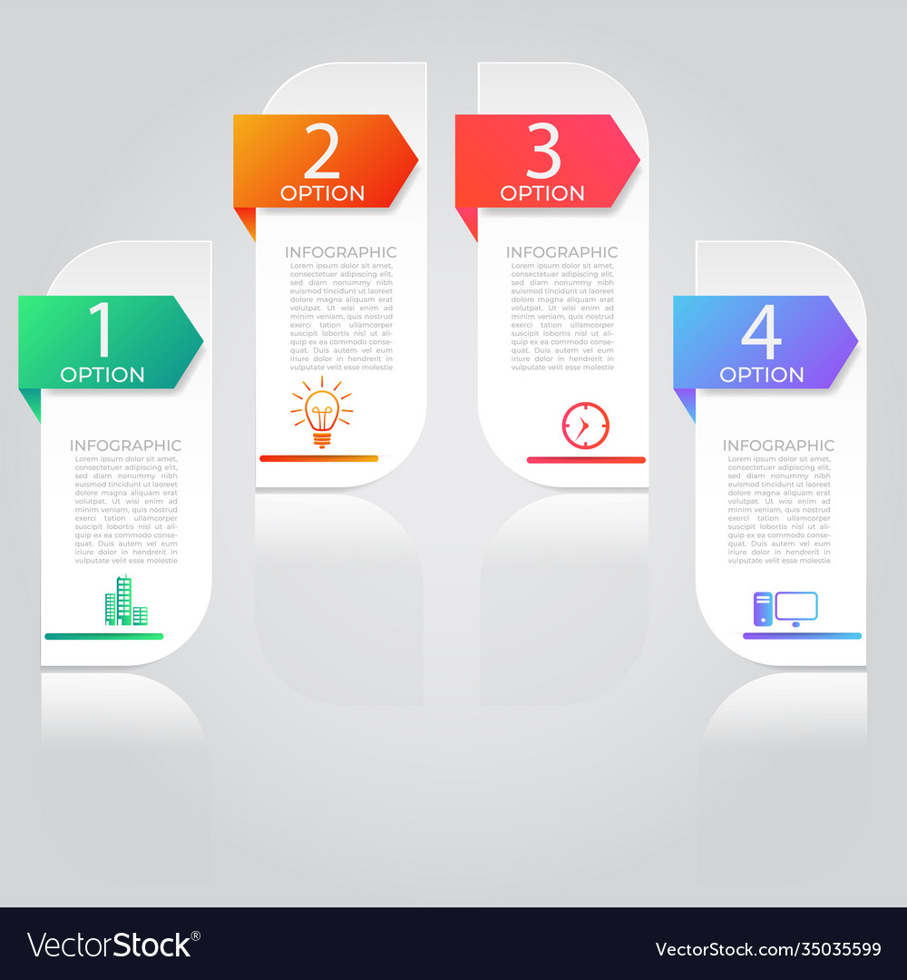 Business data visualization process chart