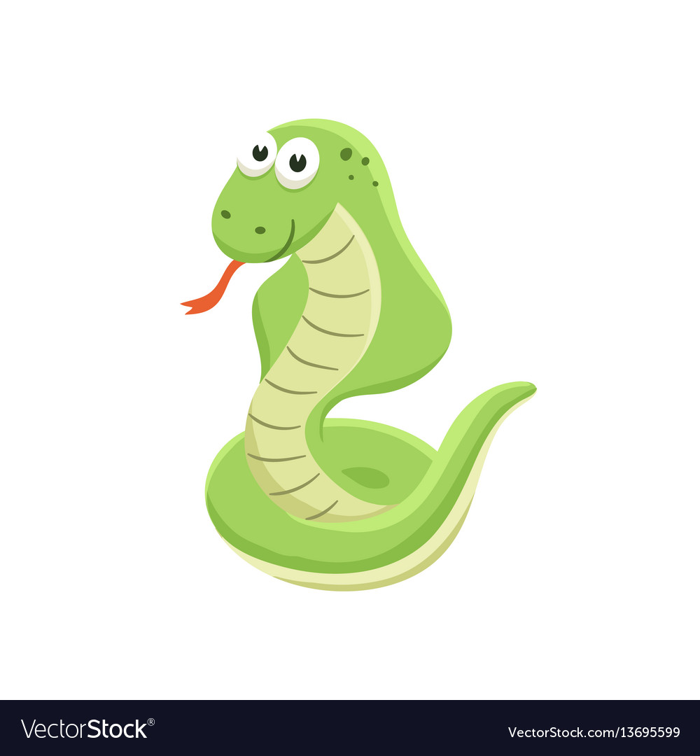 Cute Cartoon Snake