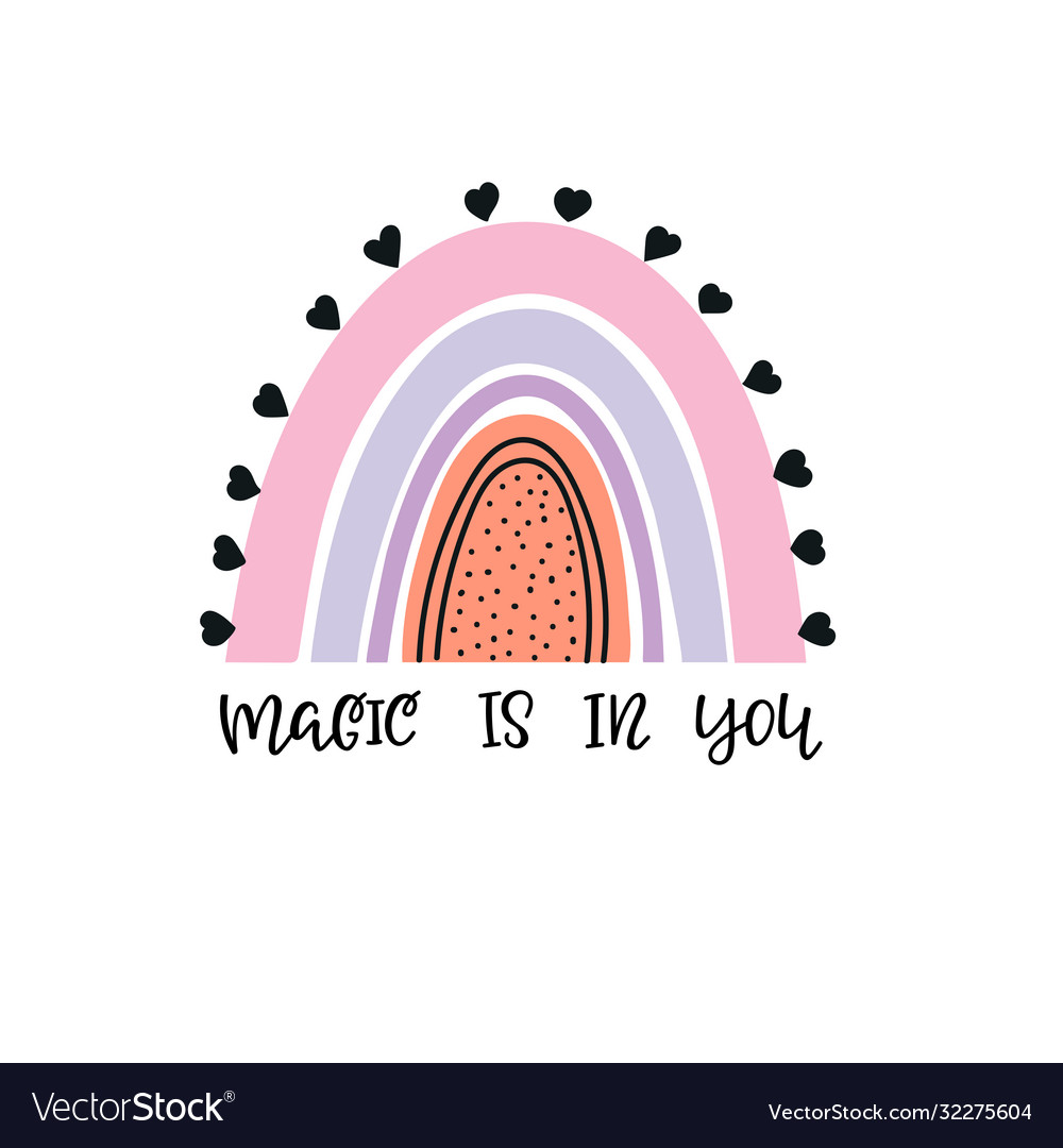 Cute rainbows ba Royalty Free Vector Image - VectorStock