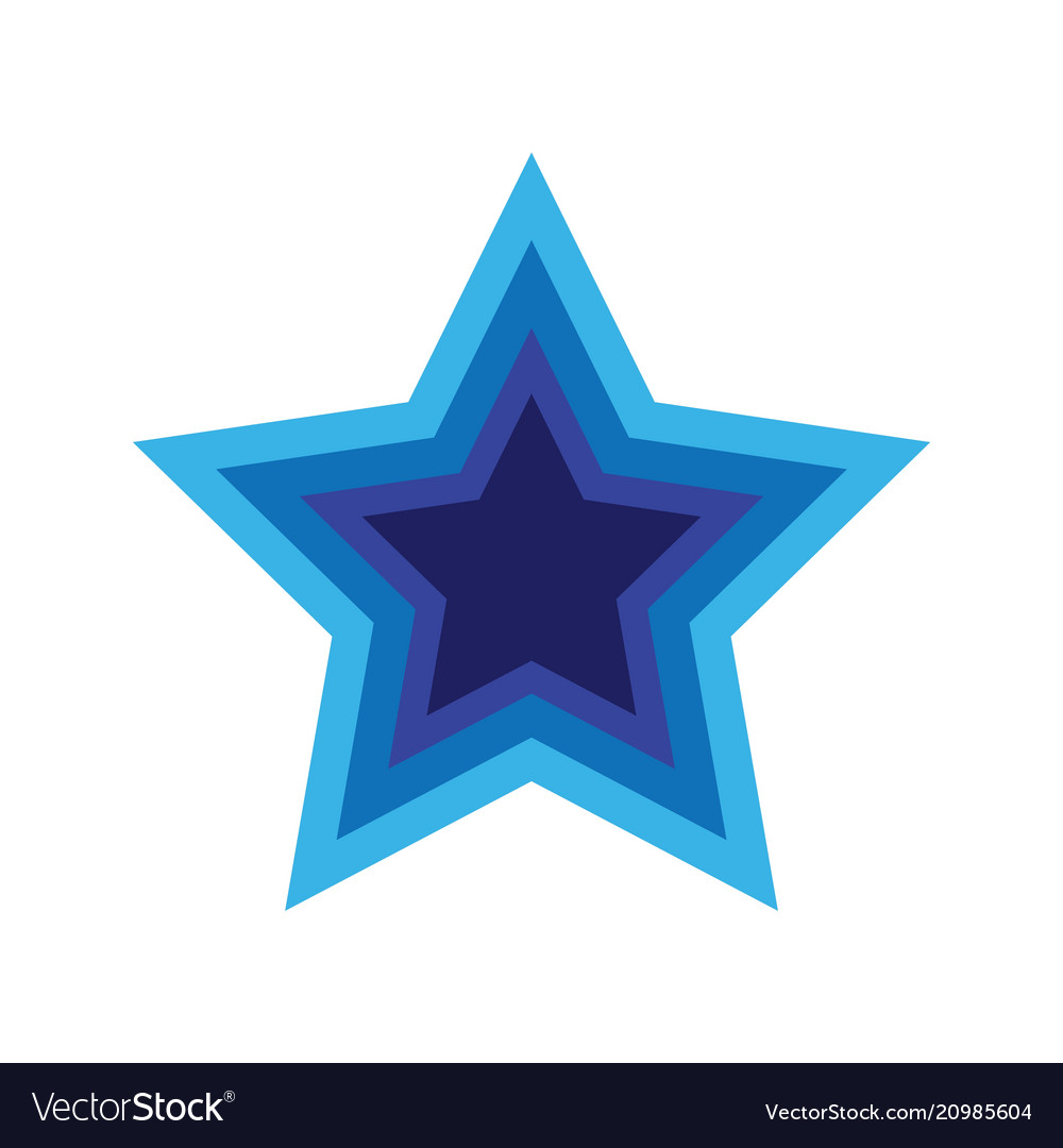 Retro Star Icon - Patriotic Style
