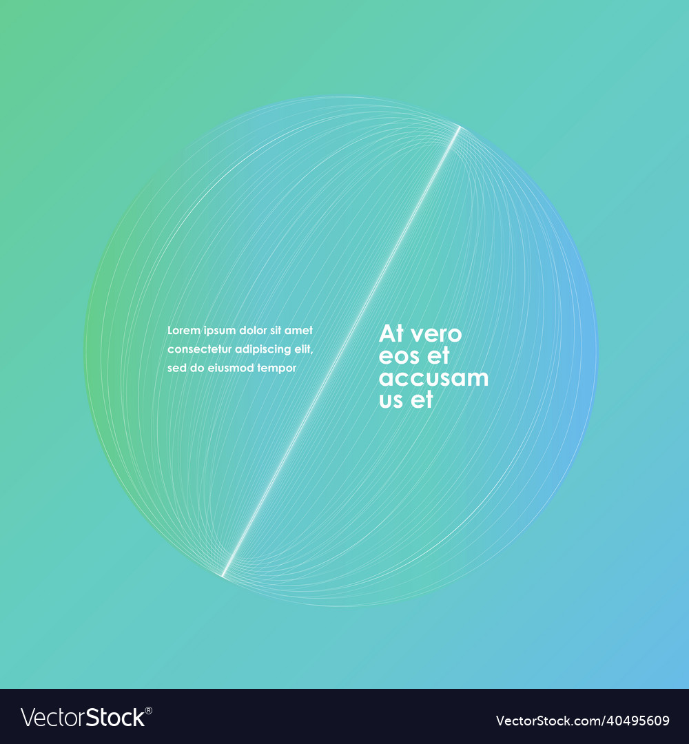 Abstract circles design element shapes vector image Abstract circles design element shapes