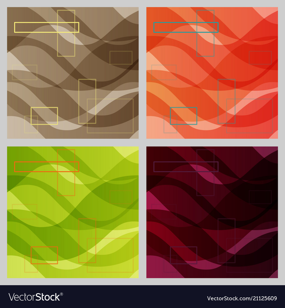 Abstract wave set on transparent background eps10 vector image Abstract wave set on transparent background eps10