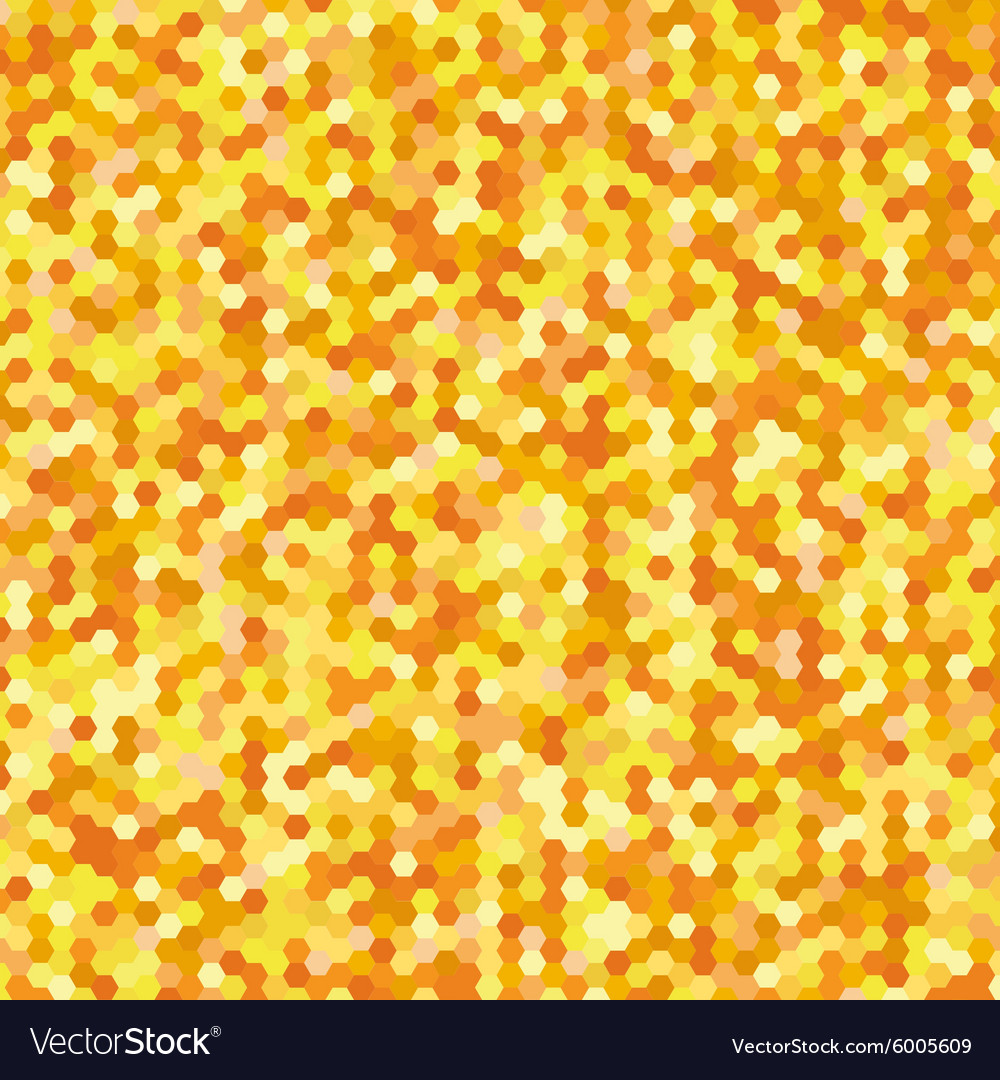 Background of different color hexagons