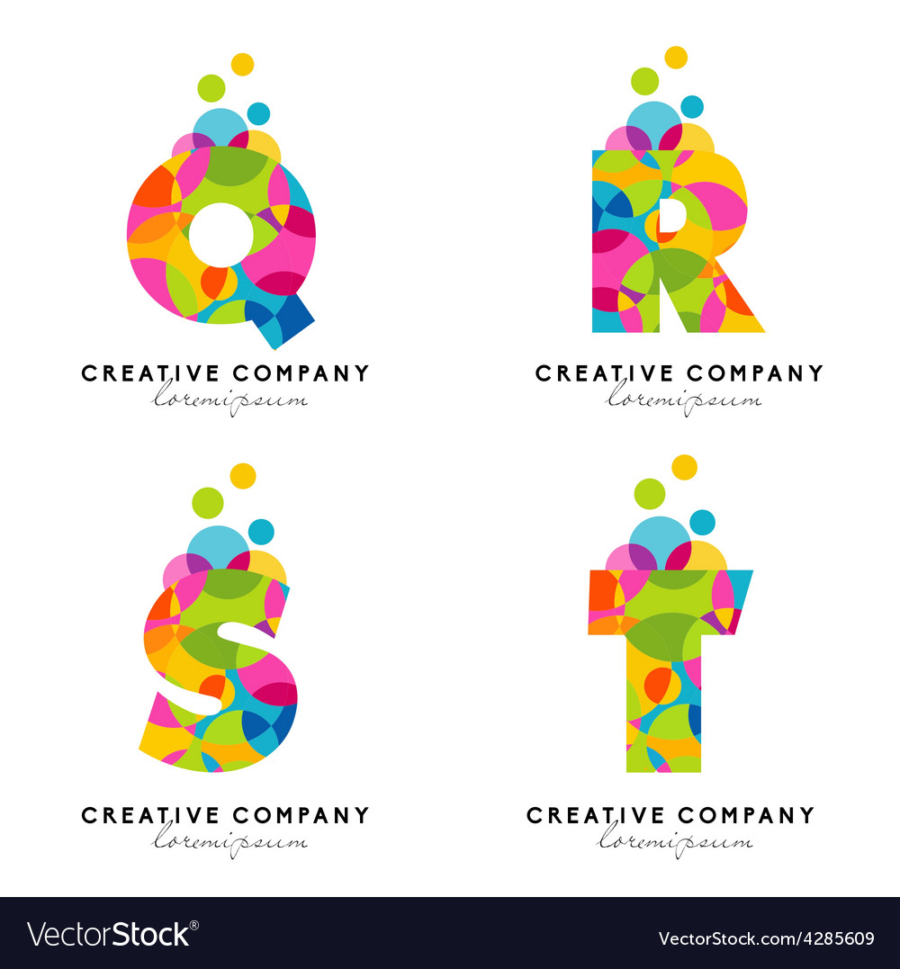 creative alphabet letters royalty free vector image creative letters