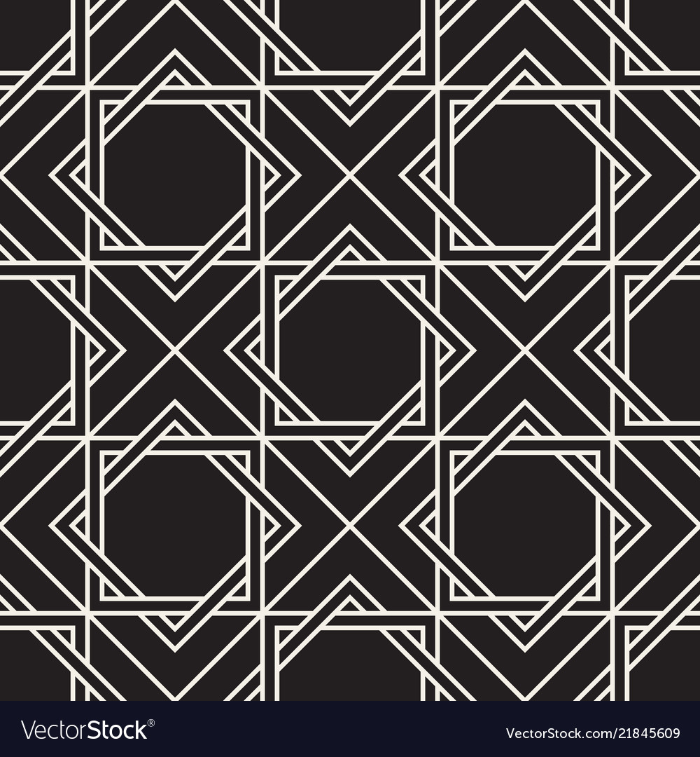 Geometric Line Pattern - Abstract Tiling