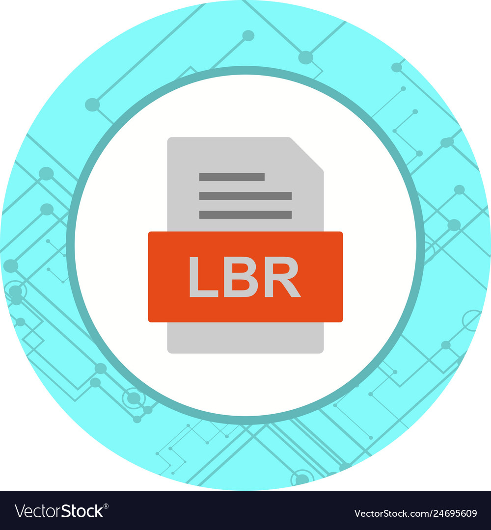 Lbr file document icon