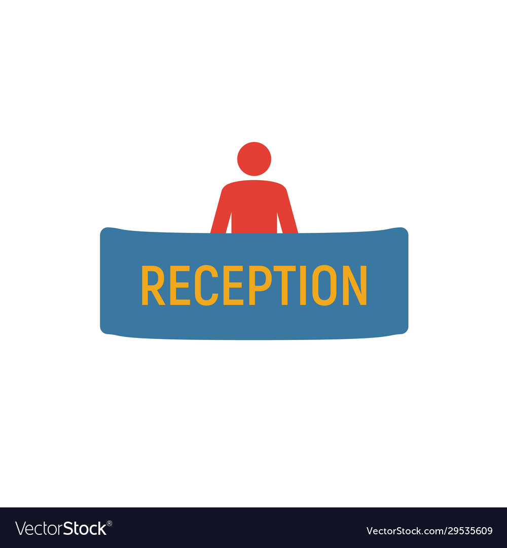 Reception icon simple element from tourism icons
