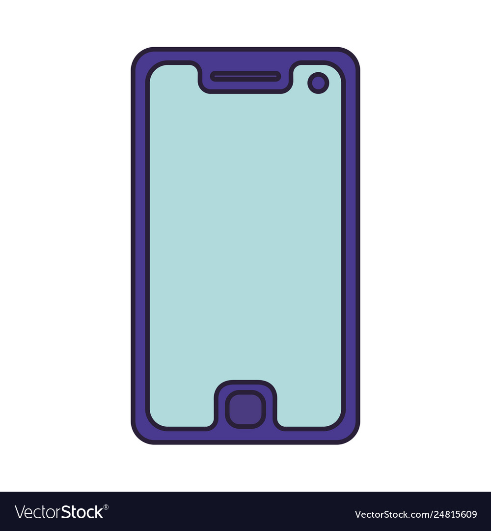 Smartphone Gerät isoliert Icon vector image Smartphone Gerät isoliert Icon