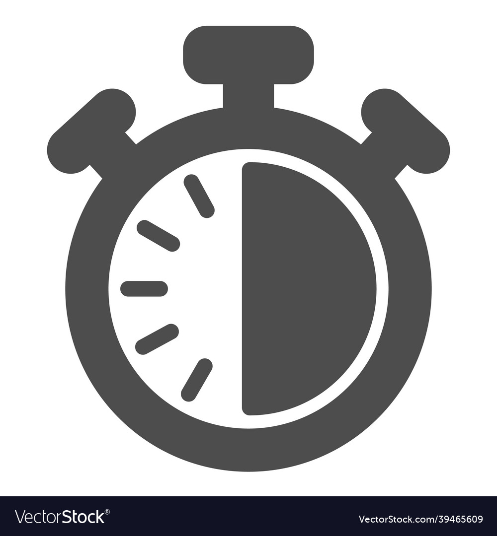 Stopwatch with buttons 30 seconds timer