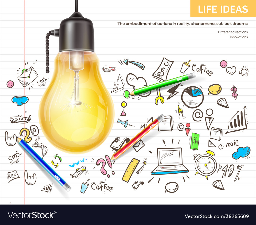 Visualizing ideas brainstorming realistic