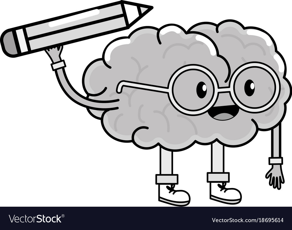 Brain Cartoon Design