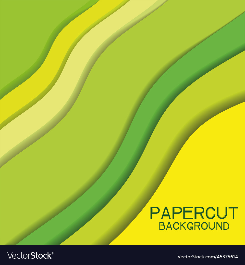 Colored seamless pattern background with paper art