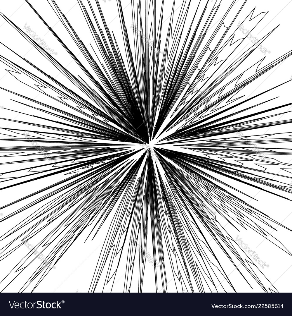 Konzentrisches kreisförmiges Muster zufälliger Burst vector image Konzentrisches kreisförmiges Muster zufälliger Burst