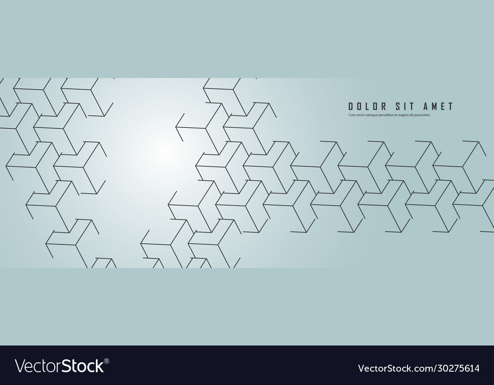 Digital geometric abstract design and pattern