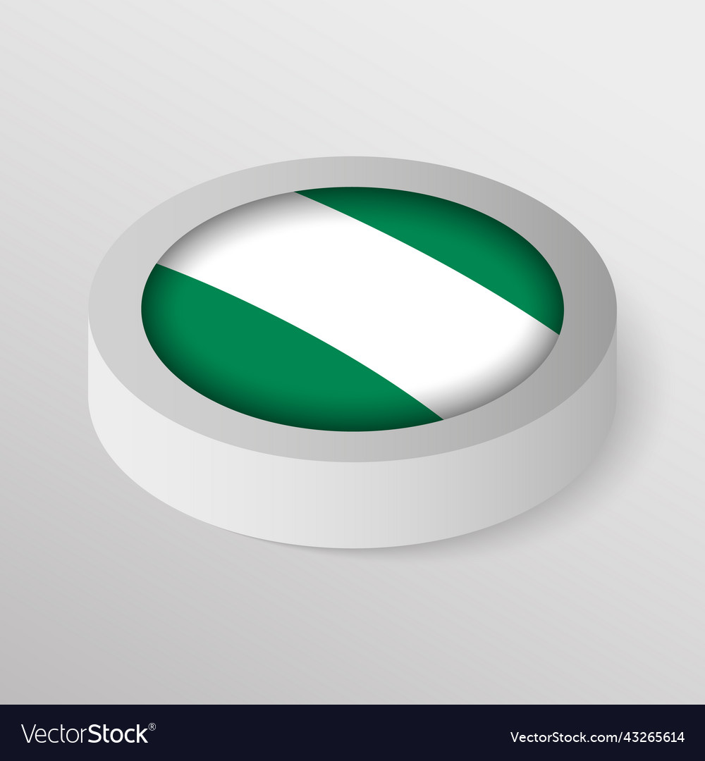 Eps10 patriotic shield with flag of nigeria