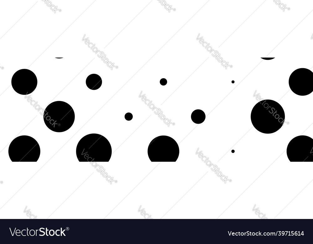 Halftone random circles dots pattern vector image Halftone random circles dots pattern