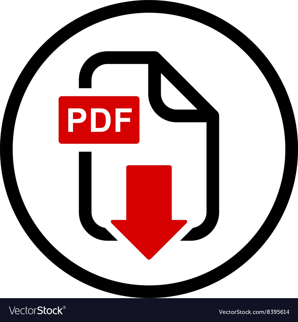 pdf file icon vector