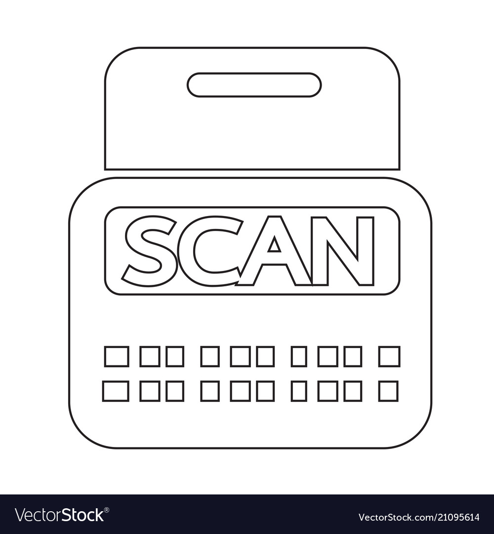 Scan stock icon symbol design