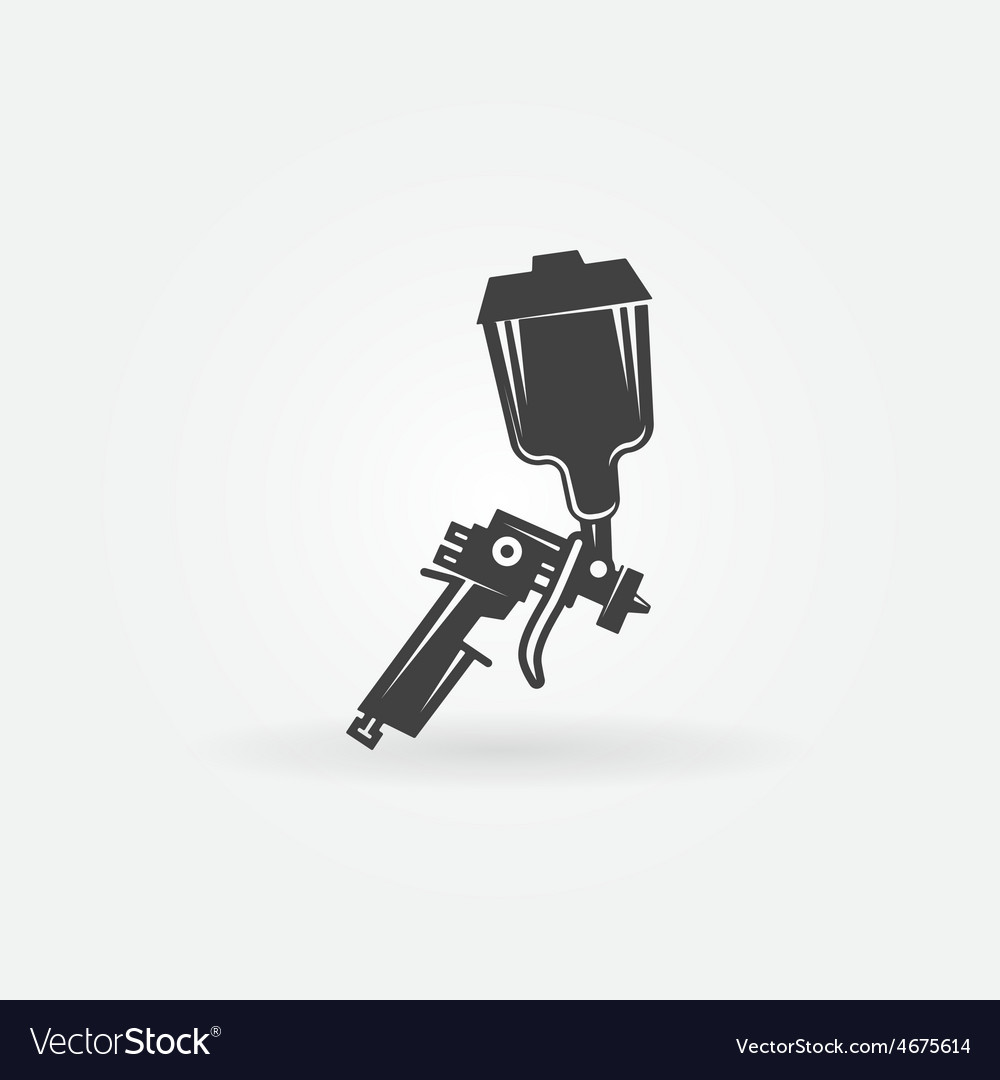 Spray gun icon Royalty Free Vector Image - VectorStock