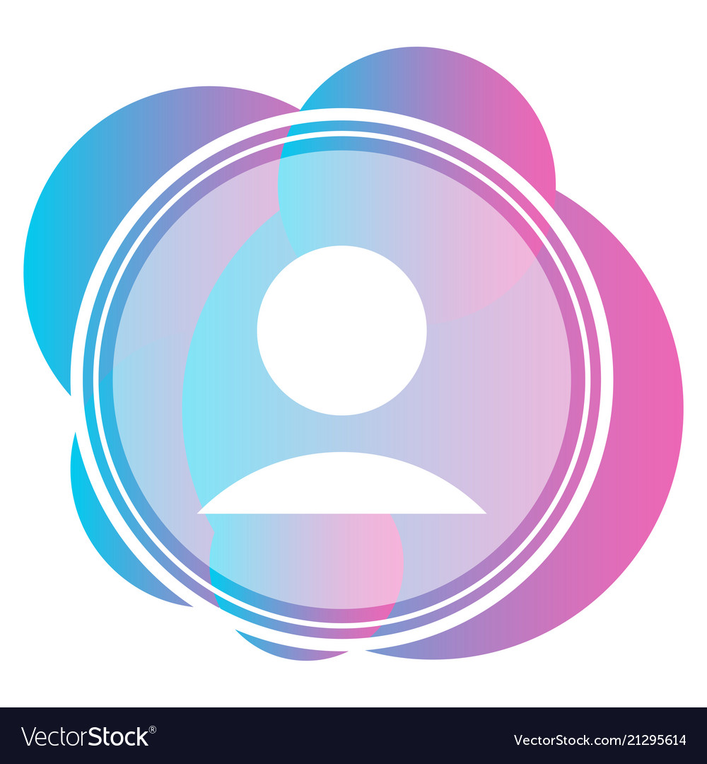 User profile sign web icon with check mark glyph