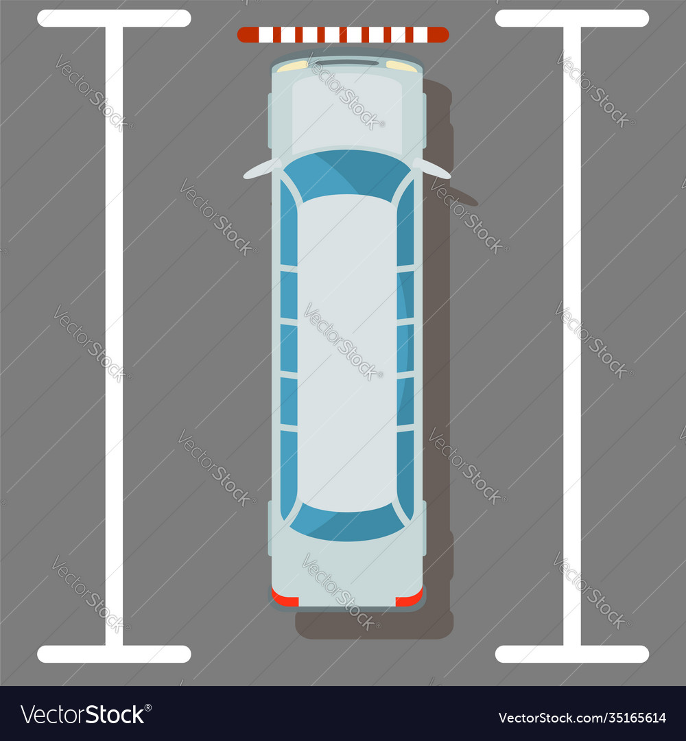 White limousine icon isometric style Royalty Free Vector