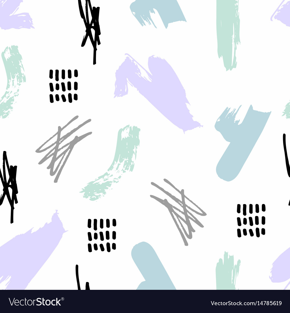 Abstract Brushstroke Pattern
