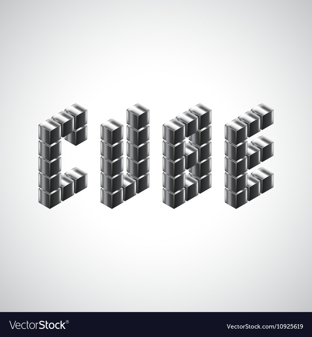 cube word from 3d