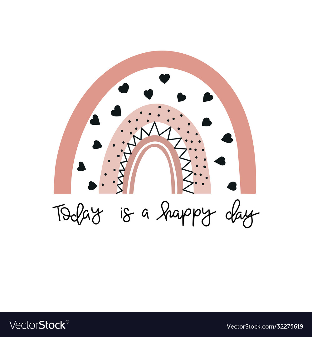 Cute rainbows ba vector image Cute rainbows ba