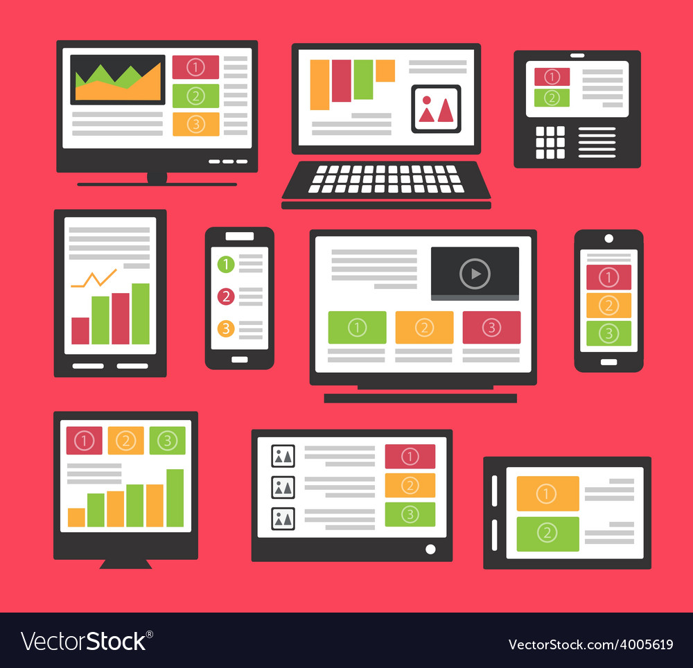 Different template Royalty Free Vector Image - VectorStock