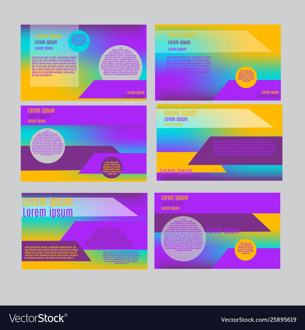 Powerpoint slides presentation templates set can