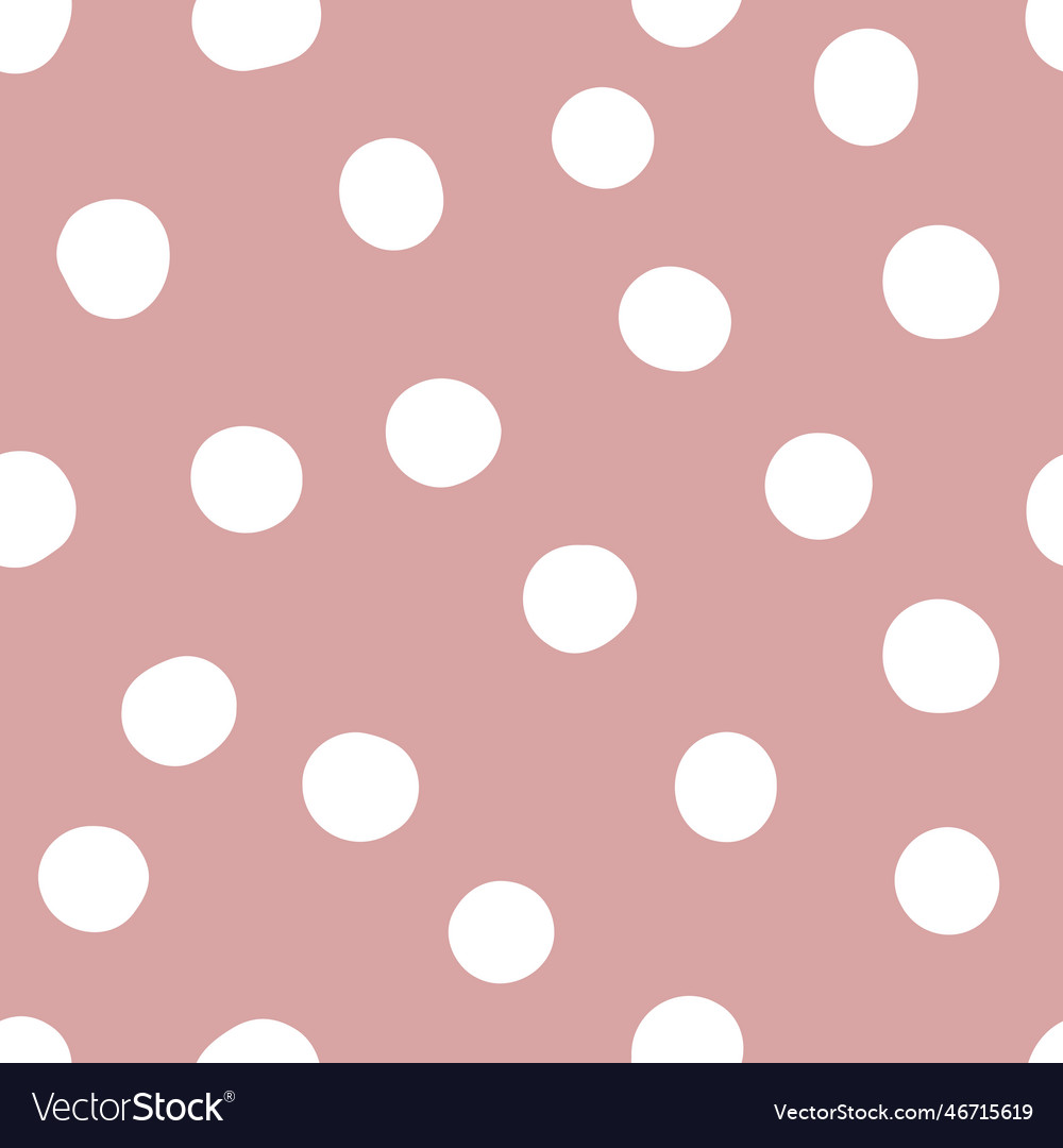 Seamless polka dots pattern abstract background vector image Seamless polka dots pattern abstract background
