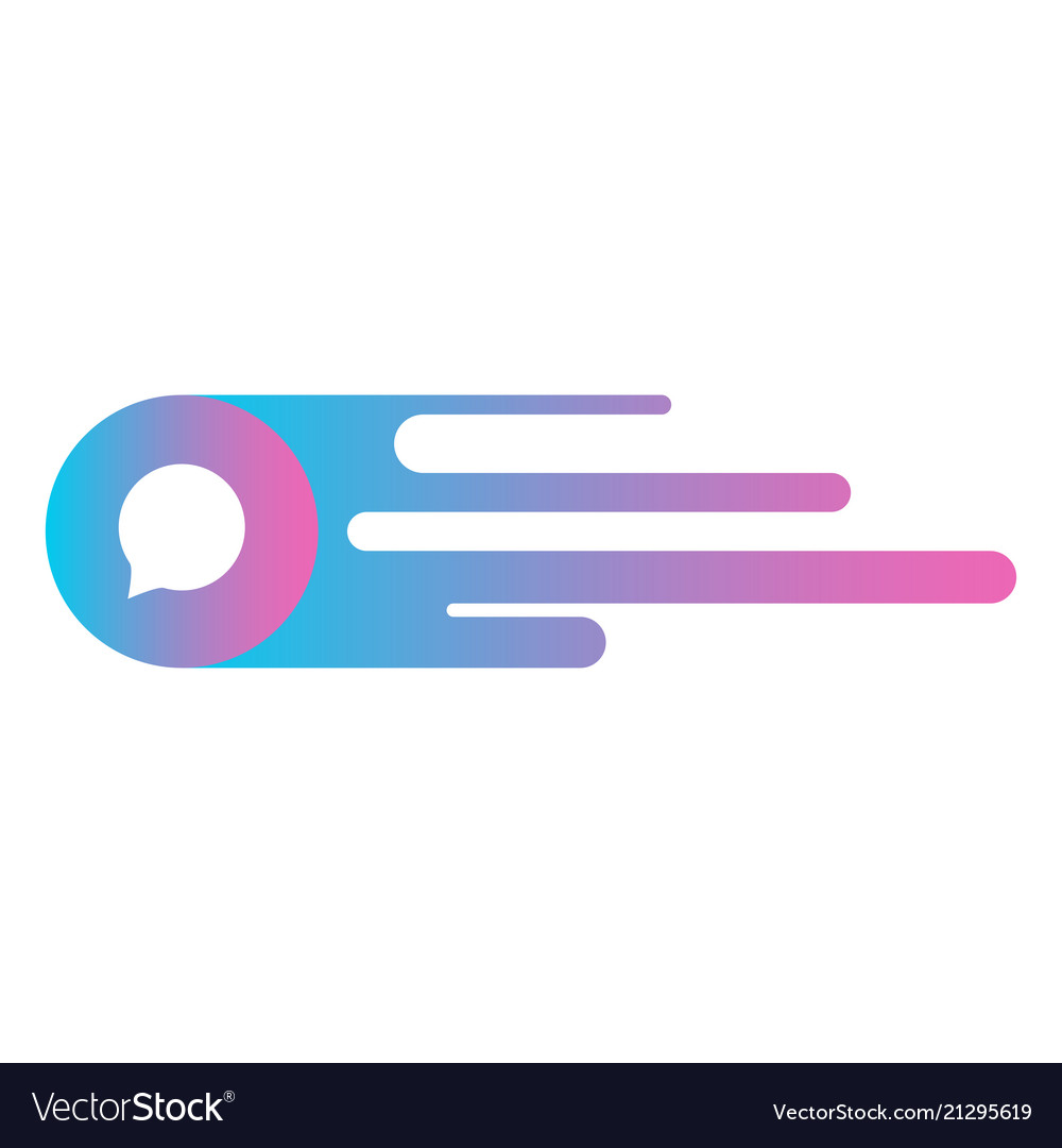 Typing in a chat bubble icon isolated comment