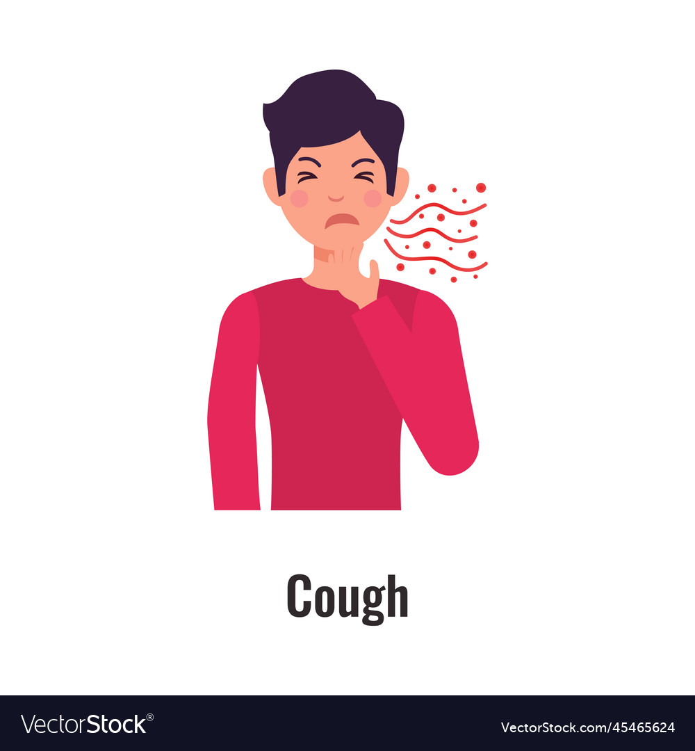 Asthma symptom Royalty Free Vector Image - VectorStock